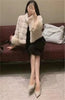 Korean Women Fur Thickening Outwear Advanced Female Faux Fur Coat Coat Autumn Winter Ladies Long Sleeves Plush Jacket