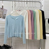V-Neck Temperament Small Fragrant Wind Women Loose Sweater Sweater All Sweater Coat Special Offer Cardigan