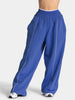 Contrastline Wide Leg Joggers Women Cotton Running Trousers Mid Waist Casual Loose Sports Yoga Pants With Back Pocket