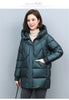 Hooded Cotton Coat Women's Mid-Length Winter Jackets Elegant Mother's Parkas Padded Jacket Thick Down Padded Jacket Vintage