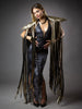 Sparkly Wing Fringe Tassel Patchwork Shawl Women Vintage Cosplay Cape Ponchos Bohemian Cardigan Cloak Boho Capes Streetwear