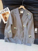 High-Quality Embroidery Blazer Jacket Women Autumn Long Sleeve Casual Female Temperament Ladies Suit Outerwear Tops