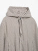Autumn Women Plaid Hooded Cropped Jacket Zipper Drawstring Hem Long Sleeve Loose Casual Outerwear Lady Outfit