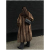 Women Faux Fur Overcoat Chic Lapel Long Sleeve Loose Fluffy Coat Lady Winter Warm Elegant Street Outerwear