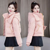 Winter Korean Hooded Bread Jacket Women Parkas Casual Thicke Warm Down Cotton Padded Short Jacket Female Outerwear