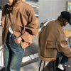Korea Short Outerwear Woman Casual Loose Lazy Chic Long Sleeve Cotton Blends Windbreaker Coats Thin Thench