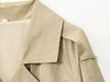 Mujer Short Trench Coat Woman Double Breasted Women's Windbreaker Cropped Demi-season Jacket for Women Outerwears Outdoor Coats