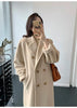 101801 Women Coat Winter Women's Jacket 10% Cashmere 90% Wool Classic Camel Wool Coat