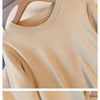 Women Loose Irregular Knit Maxi Dress Autumn Winter Ladies Splicing Together Vestidos Female Fake Two Pieces Long Dresses