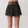 Blazer With Metal Buckle Belt High Waist Pleated Women Mini Skirt Lapel Contrast Pocket Herringbone 2 Piece Suit Vintage Pattern
