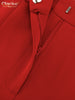 Loose Red Office Women's Two Pieces Set Elegant Long Sleeve Blazer With High Waist Slit Long Skirt Set Female