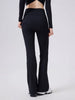 Women's High-Waist Yoga Pants Flared Sports Pants Hip Covering Skirt Running Leggings Dance Training Pilates Fitness Trousers