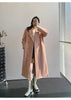 101801 Women Coat Winter Women's Jacket 10% Cashmere 90% Wool Classic Camel Wool Coat