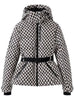 Women Winter Hooded Down Jackets With Belt Lady Warm Thick Long Sleeve Stand Collar Parkas Padded Coats Sports Ski Outdoor