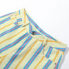 Women Jeans Straight Stripe Button Detail Jeans Female High Waist Loose Curved Wide Leg Denim Pants Vintage Casual Outfit Ladies
