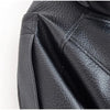 Stand Collar Leather Bomber Jacket For Women Spring Autumn Pockets Motorcycle Jacket Street Y2K Lady Bike Outerwear