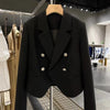 Blazer Women Coat Spring Office Lady Blazer Womens Casual Korean Short Temperament Suit Jacket Female Outerwear