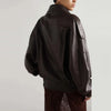 Vintage Zippers Short Leather Jackets Women's Casual Lapel Button Pockets Full Sleeve Coat Autumn Lady Chic Streetwear