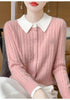 Cashmere Sweater For Women Autumn And Winter Knitted Cardigan For Women Loose Fitting Woolen Sweater Lapel Jacket Camel XXXL