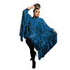Women Leopard Batwing Long Sleeve Button Front Stand Collar Dress Vintage Streetwear Loose Vestidos Dresses