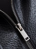 Women's Autumn Standing Collar Leather Jackets Windproof Loose Fold Coats Vintage Style High Street Outdoors Clothes
