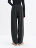 Leisure Loose-fitting High-waisted Drawstring Knit Lantern Pants for Women Winter Style Korean Style