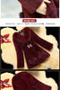 Autumn/Winter Imitation Fur Coat Middle Aged Mother Thicken Warm Fur Collar Coats Women's Medium Length Slim Overcoat