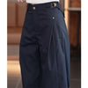 Wide-Leg Overalls Pants Women Korean Spring Autumn High Waist Loose All-Match Casual Narrow Straight Pants Female Trousers