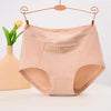 Cotton Women's Anti-theft Underwear With Pockets Medium High Waist Zipper Middle-aged Mother Grandmother Triangle Pants