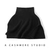 Autumn Winter Women Shawl 100% Cashmere Knitted Cape Solid Color Poncho Warm Pullover Female Shawl