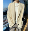 100% Wool Ladies Winter Sweater Thickening Cardigan Ladies V-neck Long Sleeve Jacket And Knitted Women Knit Cardigan Sweater