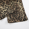 Vintage Leopard Print Denim Jean Women Y2K Casual High Waist Straight Pencil Long Pants Harajuku Streetwear Chic Female Trousers