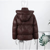 Cute Floral Printed Quilted Cotton Padded Jacket With Detachable Hooded Women Thick Oversized Coat Warm Winter Girl‘s Outerwear