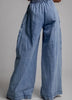 High Waist Zipper Jogger Jeans Trousers Women Loose Casual Vintage Lantern Pants Fall Baggy Jeans Street
