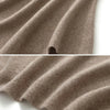 Women's 100% Wool Knitted Poncho Shawl Cloak Bat Sleeve High Collar Irregular Loose Warm Soft Pullovers Autumn Winter Outerwear