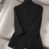 Blazer Women Suit Jacket Female Feminine Blazers Notched Collar Business Suit Elegant Office Ladies Blaser Outwear