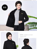 Middle Age Mom Thickening Cardigan Jacket Ladies Coral Fleece Shake Grain Fleece Sweatshirt Winter Female Large Size 5XL Outwear
