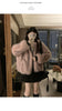Double Sided Winter Coat Women Clothing Imitation Mink Fur Fur Hooded Cotton Jacket Female Warm Plush Cotton-padded Outerwea