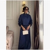 Women Frog Button Satin Jacket Lattern Pants Set Stand Collar Long Sleeve Top Wide Leg Pant Loose Fit Suit Summer Casual Outfits