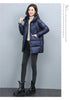 Hooded Cotton Coat Women's Mid-Length Winter Jackets Elegant Mother's Parkas Padded Jacket Thick Down Padded Jacket Vintage