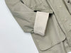 Casual Stand-up Collar Safari Style Mid-length Coat for Women A-line Pleated Waist Spring and Autumn Trench