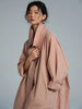 Spring Autumn Long Oversized Thin Pink Trench Coat for Women Single Breasted Elegant Chic Designer Clothing