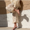 Loose Fit Lace Pants Women's Elastic High Waist Lounge Trousers Spring Lady Bohemian Casual Bottoms