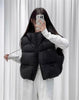 Autumn Winter Soft Puffs Cotton Vest Jacket Women Loose Thicken Warm Hooded Waistcoat Coat Female Casual Ladies Tops