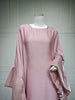 Eid Muslim Abaya Women Dress Satin Bat Sleeve Vestidos Largos Party Dresses Arab Long Robe Morocco Dubai Kaftan Silky Jalabiya