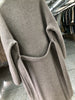 Women Bathrobe Style Double Sided Wool Coat Loose Big Turn-Down Collar Long Sleeve Warm Wool Jacket Autumn Winter