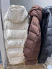 пуховик женский зимний Warm Winter Women Coat Long Jacket Korea Oversized Loose Hooded Coats Female Casual Long Overcoat 다운패딩