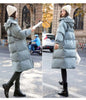 Down Cotton Jacket Women's Winter Clothing Korean Loose Cotton-Padded Coat Casual Long Overcoat Thick Warm Hooded Parka
