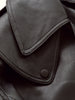 Spring Women Faux Leather Jacket Biker Red White Coat Turndown Collar PU Motorcycle Jackets Loose Streetwear Outerwear