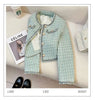 Coarse Tweed Small Fragrant Style Short Coat Women's Spring Autumn Round Neck Socialite Jacket Casual Top